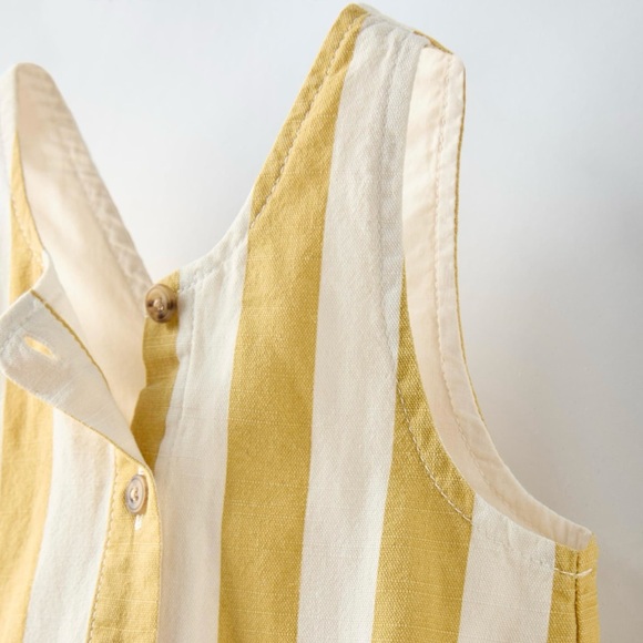 ZARA LONG STRIPED JUMPSUIT - Picture 2 of 4